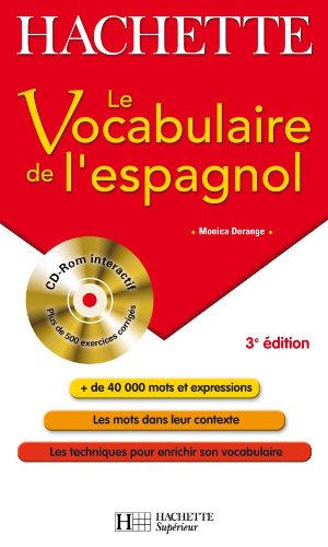 Le vocabulaire de l'espagnol + CD