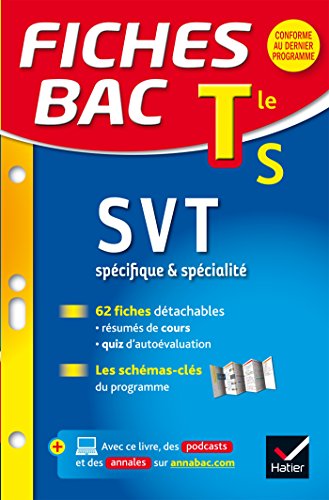 Fiches bac SVT Tle S (spécifique & spécialité): fiches de révision - Terminale S