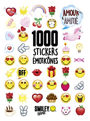 1000 Stickers émoticônes - Amour & Amitié