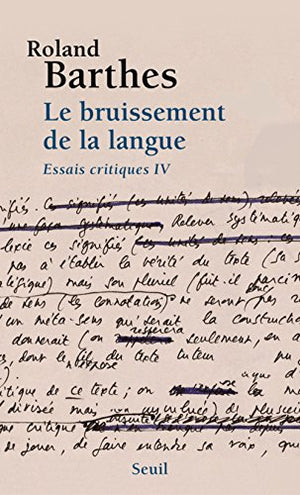 Le bruissement de la langue