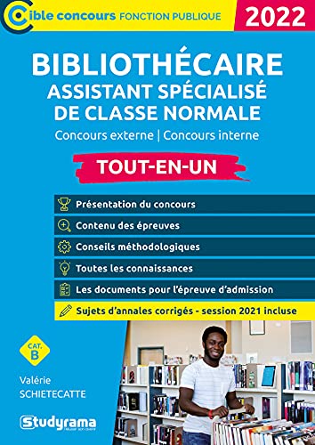 Bibliothécaire assistant spécialisé de classe normale: Concours externe / Concours interne