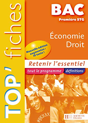 Top'Fiches Économie - Droit Première STG: N°8