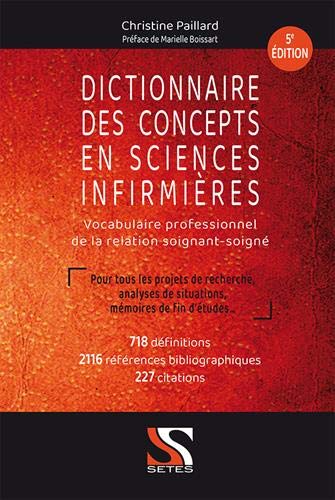 Dictionnaire des concepts en sciences infirmieres 5e ed