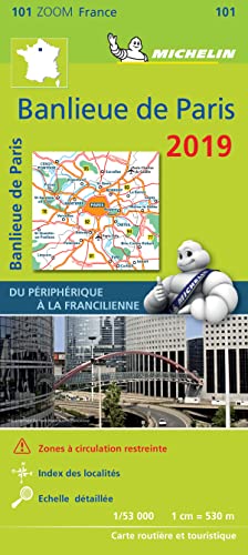Carte Zoom Banlieue de Paris 2019