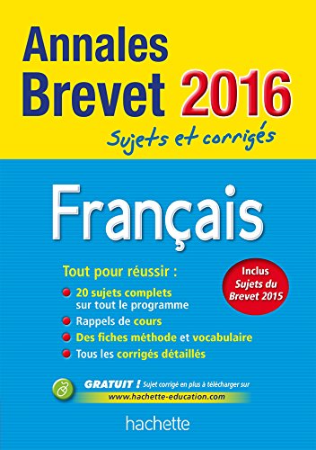 Annales 2016 Français 3E