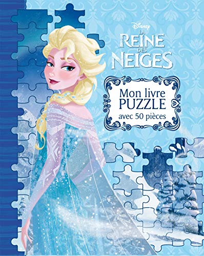 LA REINE DES NEIGES - Mon Livre Puzzle - 5 Puzzles 50 Pièces - Disney