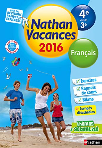 Nathan Vacances Collège - De la 4e vers la 3e
