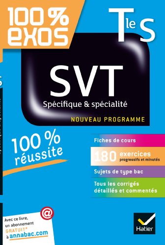 SVT Tle S Spécifique & spécialité: Exercices résolus - Terminale S