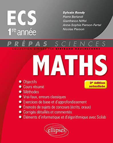 Mathématiques ECS 1re année