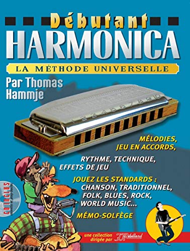 DÉBUTANT HARMONICA LIVRE + CD