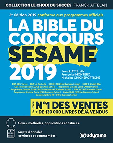 La bible du concours sésame 2019