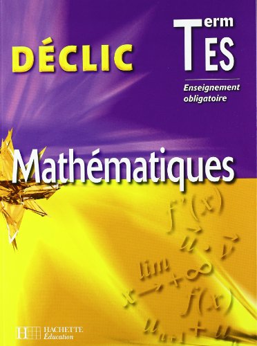 Mathématiques Tle ES: Enseignement obligatoire