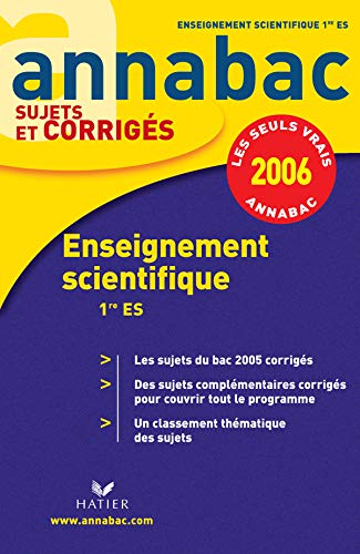 Enseignement scientifique 1e ES