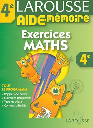 Aide-Mémoire : Exercices de maths, 4ème