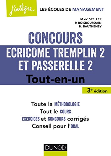 Concours Écricome Tremplin 2 et Passerelle 2 - 3e éd. - Tout-en-un