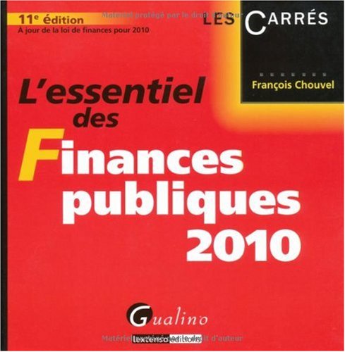 L'essentiel des finances publiques 2010