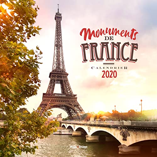 Calendrier mural Monuments de France 2020