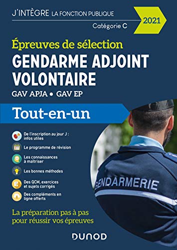 Epreuves de sélection gendarme adjoint volontaire GAV APJA - GAV EP