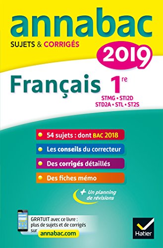 Français 1re séries technologiques STMG, STI2D, STD2A, STL, ST2S