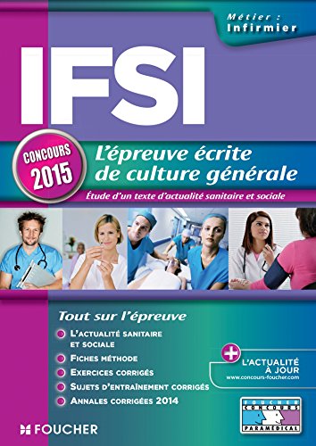 IFSI L'épreuve écrite de culture générale - Concours 2015 - N°19