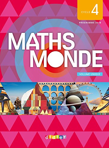 Maths Monde cycle 4 - Livre (1 volume) - Nouveau programme 2016