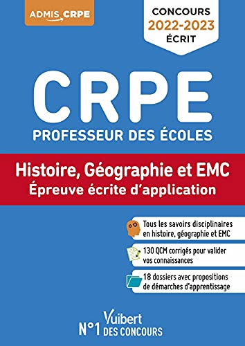 CRPE - Concours Professeur des écoles - Histoire-Géographie et EMC - Réussir sa démarche d'apprentissage: Admissibilité 2022-2023