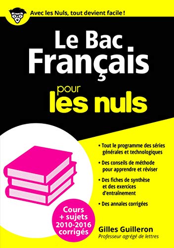 Le Bac Français 2016 pour les Nuls
