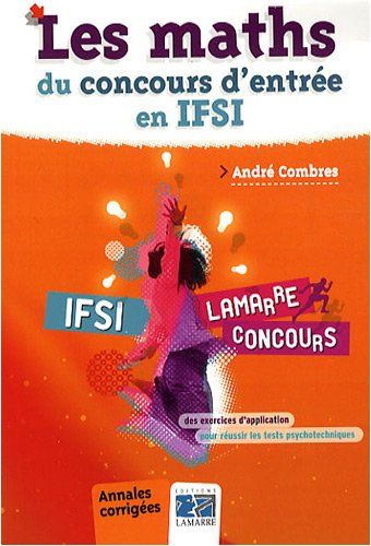 Les maths du concours d'entrée en IFSI