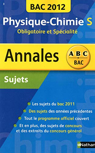 Annales BAC 2012 - Physique-Chimie