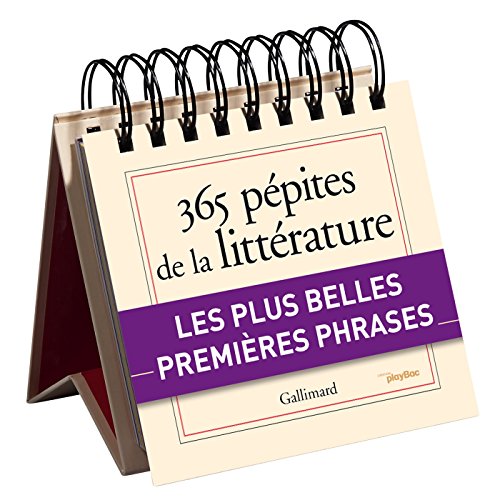 Calendrier - 365 pépites de la littérature avec Gallimard