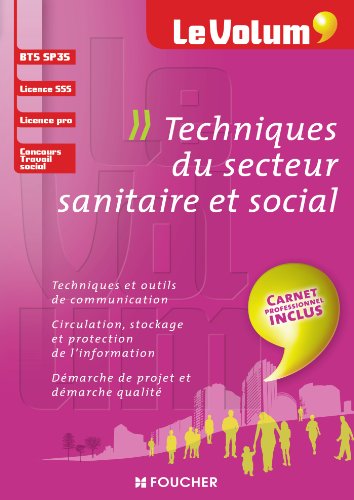 Le Volum' Techniques du secteur sanitaire et social SP3S