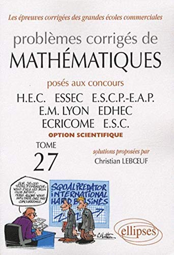 Mathématiques HEC 2006-2007 : Tome 27 (option scientifique)