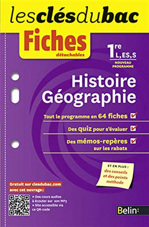Histoire géographie 1e L, ES, S