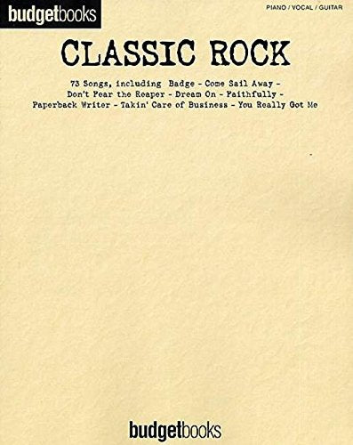 Budgetbooks: classic rock piano, voix, guitare
