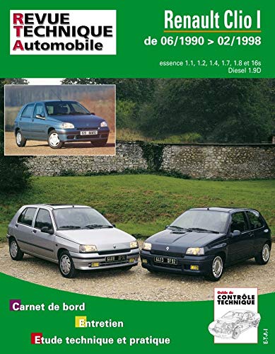 E.T.A.I - Revue Technique Automobile 115 - RENAULT CLIO I PHASE 1 - 1990 à 1998