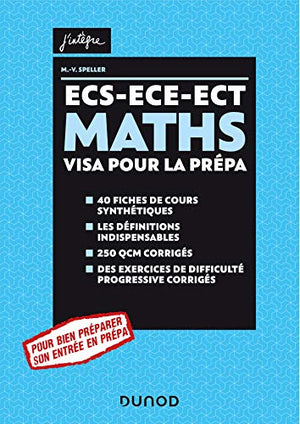 Maths ECS-ECE-ECT Visa pour la prépa