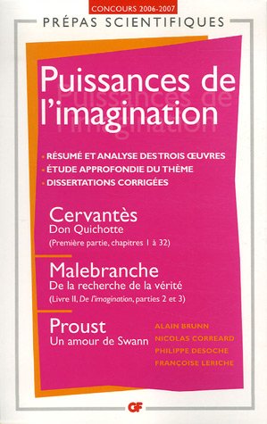 Les puissances de l'imagination : Cervantès, Malebranche, Proust