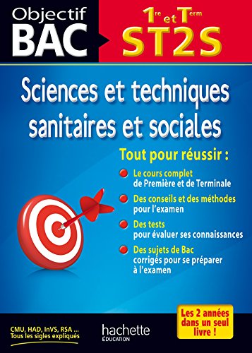 Sciences et techniques sanitaires et sociales, 1re et Tle ST2S
