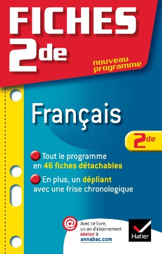 Fiches Bac Français 2de