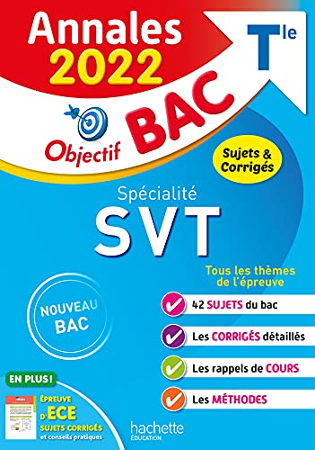 Annales Objectif BAC 2022 Spécialité SVT
