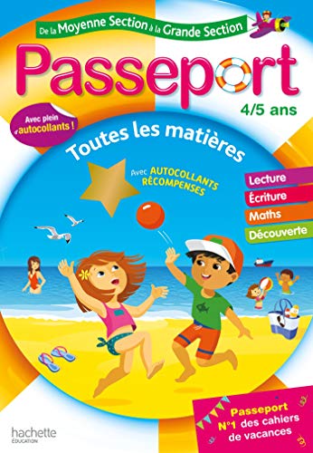 Passeport - De la Moyenne à la Grande section - Cahier de vacances 2022
