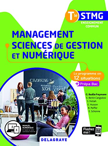 Management, sciences de gestion et numérique Tle STMG Enseignement commun