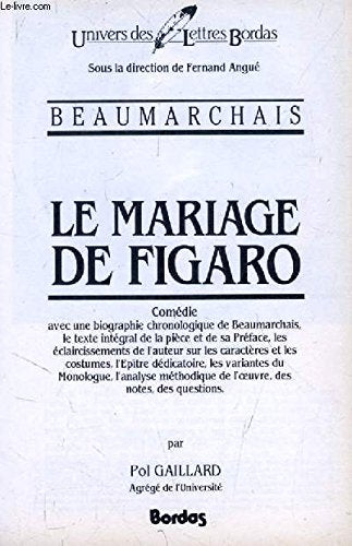 LE MARIAGE DE FIGARO