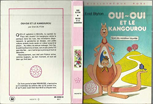Oui-Oui et le kangourou (Bibliothèque rose) [Relié] by Blyton, Enid