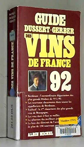 Guide Dussert Gerber des vins de France 1992