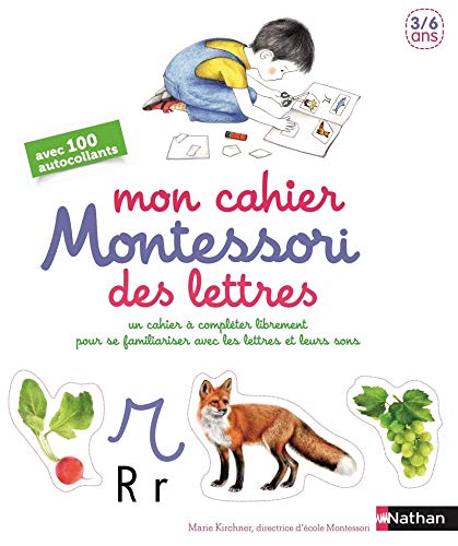 Mon cahier Montessori des lettres et des sons - 3/6 ans