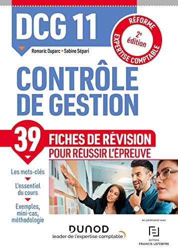 DCG 11 Contrôle de gestion - Fiches de révision - 2e éd.: Réforme Expertise comptable
