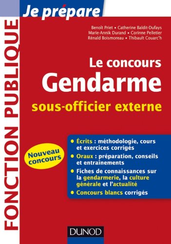 Le concours Gendarme sous-officier externe