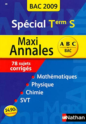 Maxi Annales spécial Tle S