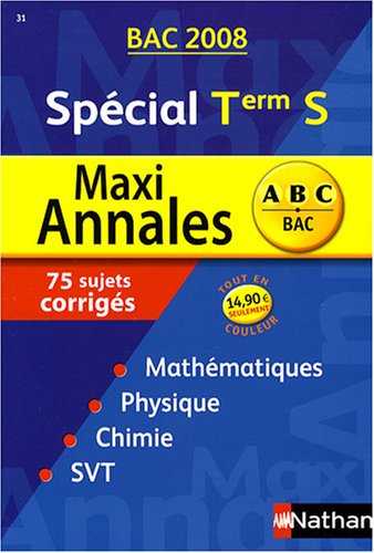 Maxi Annales Spécial Tle S